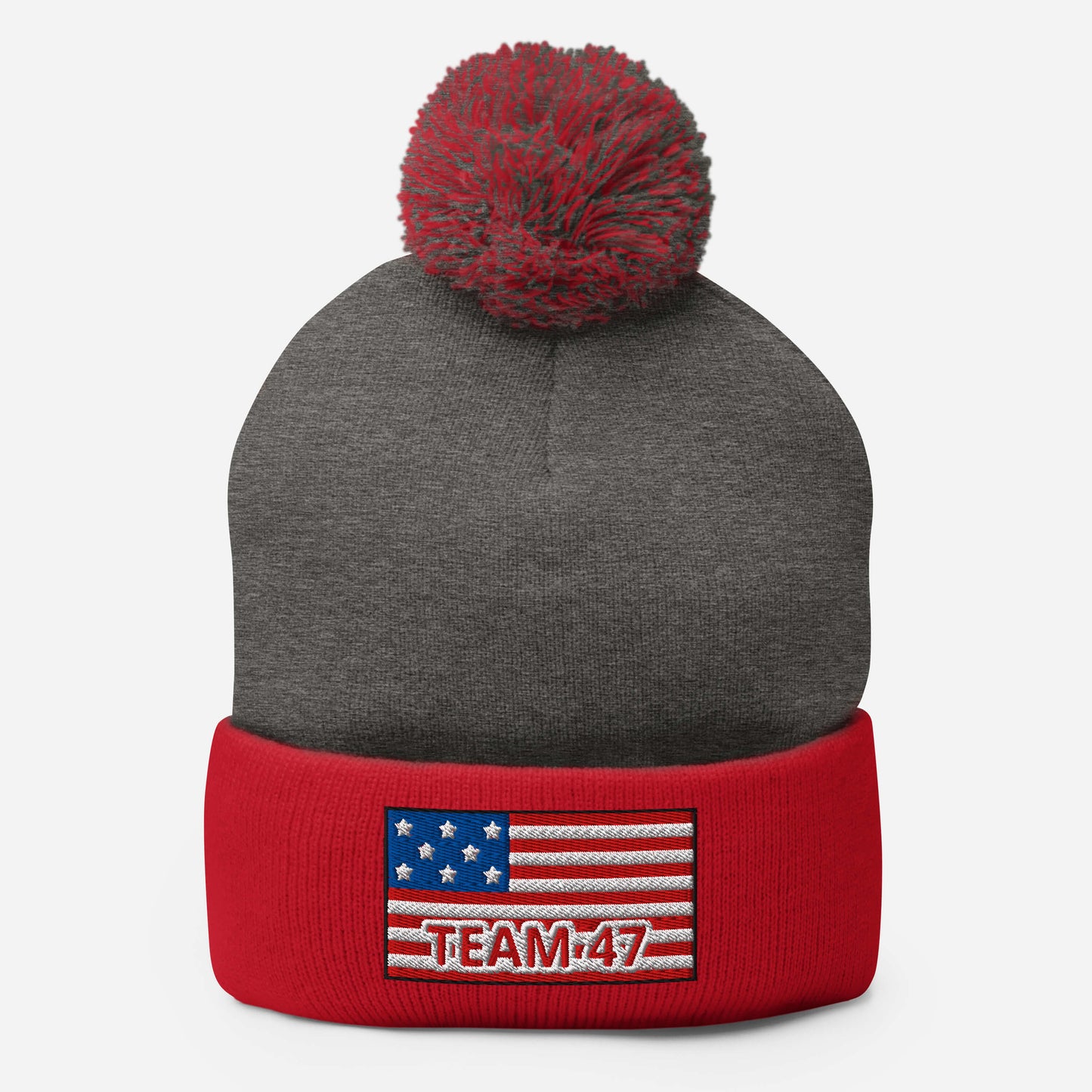 TEAM FORTY SEVEN Pom-Pom Beanie
