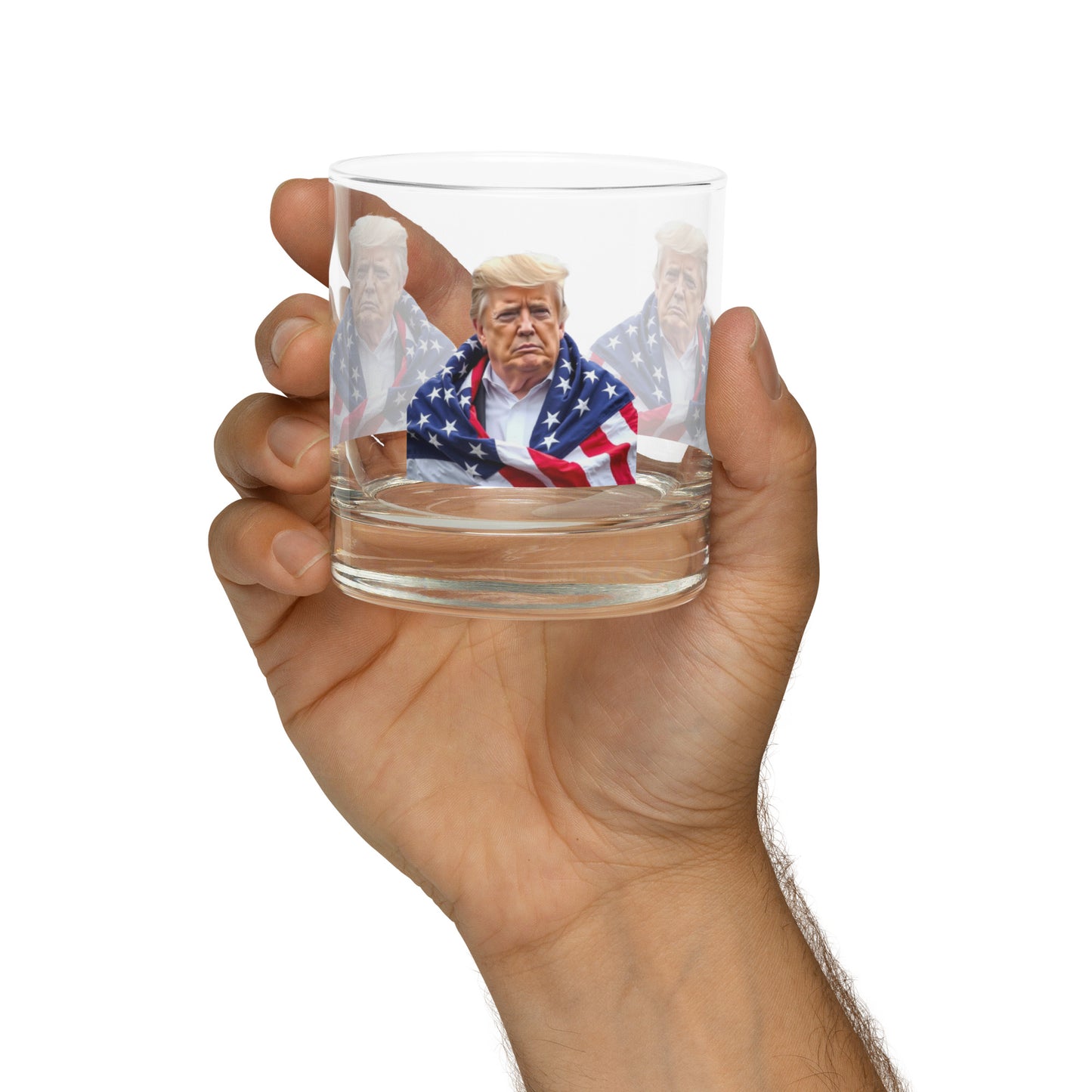 DRAPED IN GLORY On the Rocks glass
