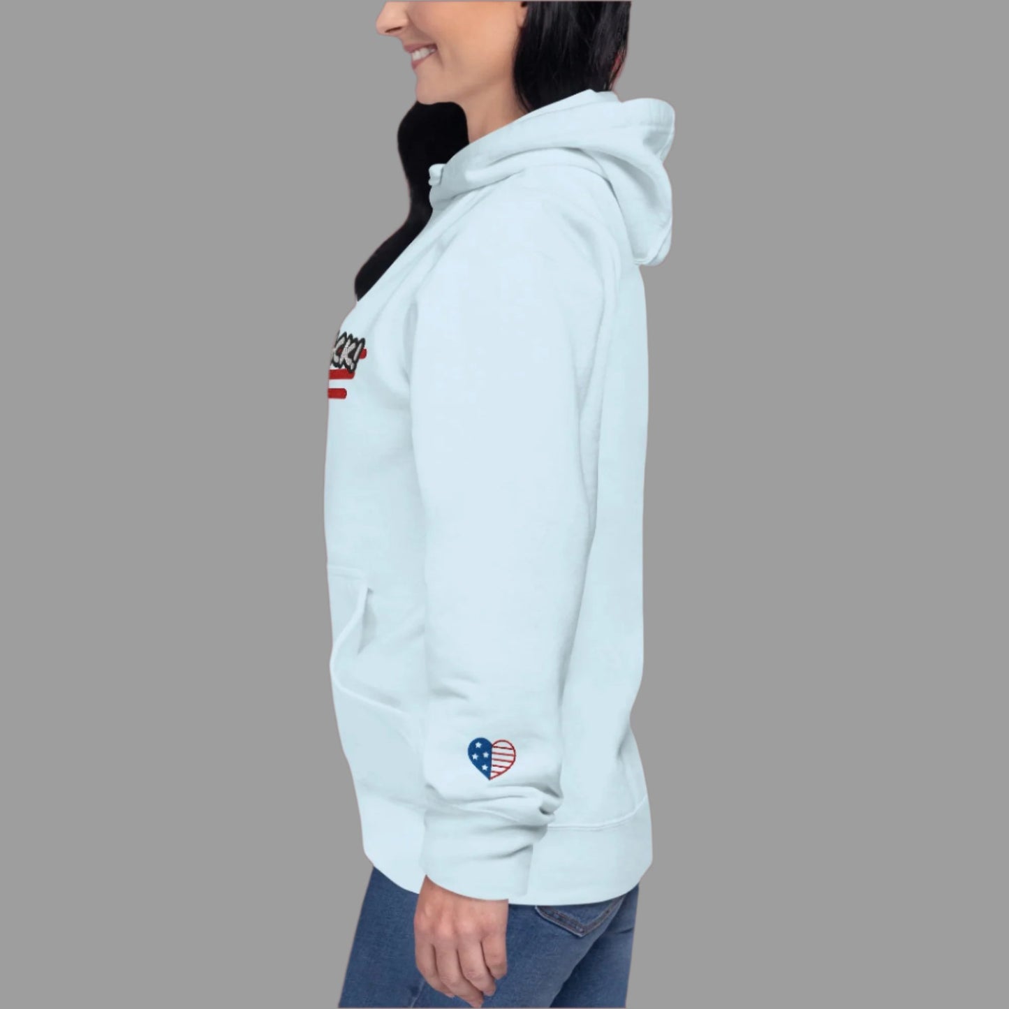 "45 IS BACK!" Embroidered Unisex Hoodie