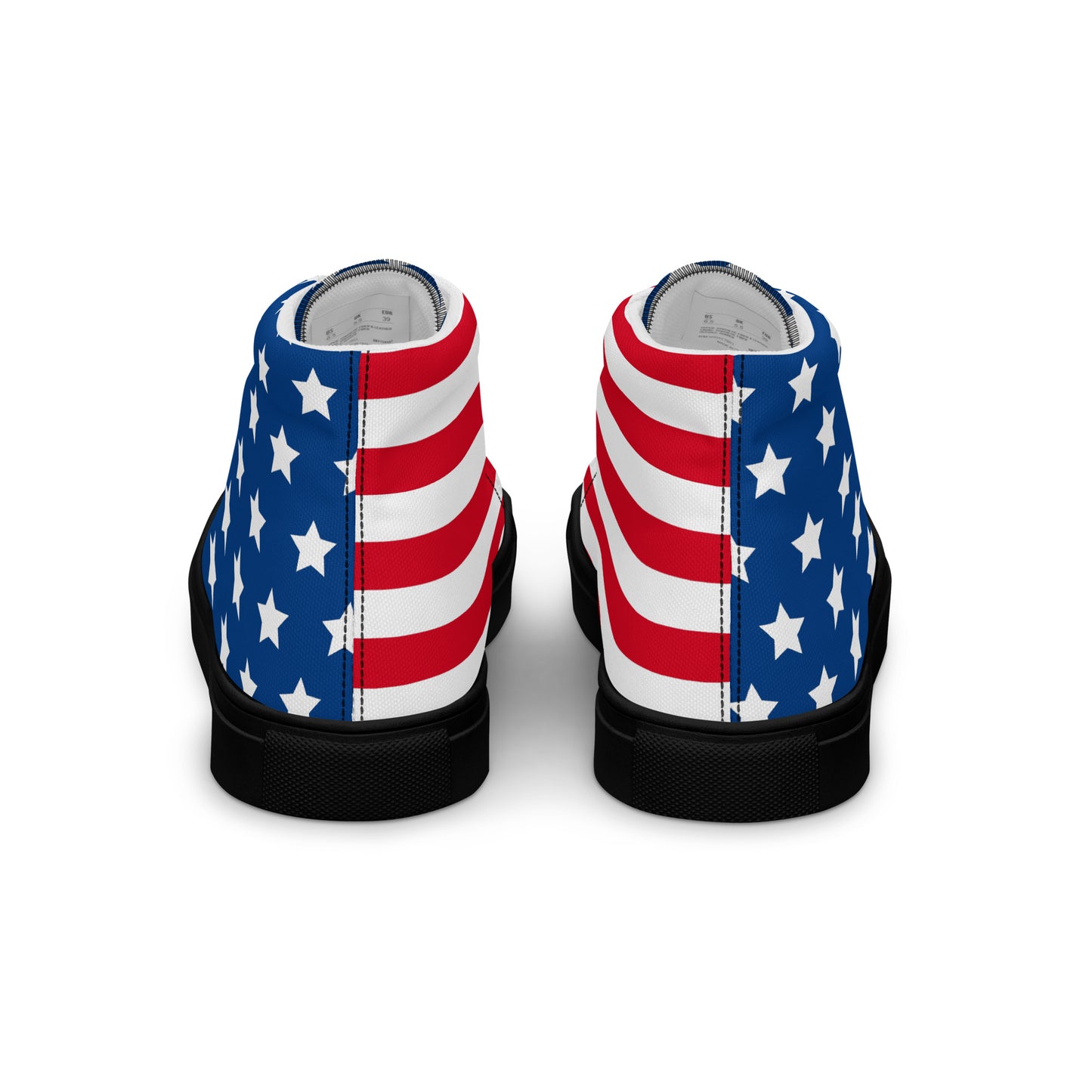 RED WHITE AND YOU Women’s high top canvas shoes