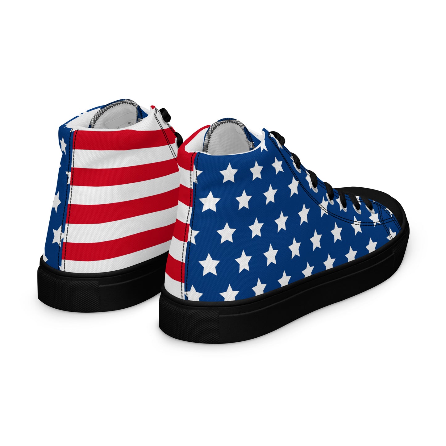 RED WHITE AND YOU Women’s high top canvas shoes
