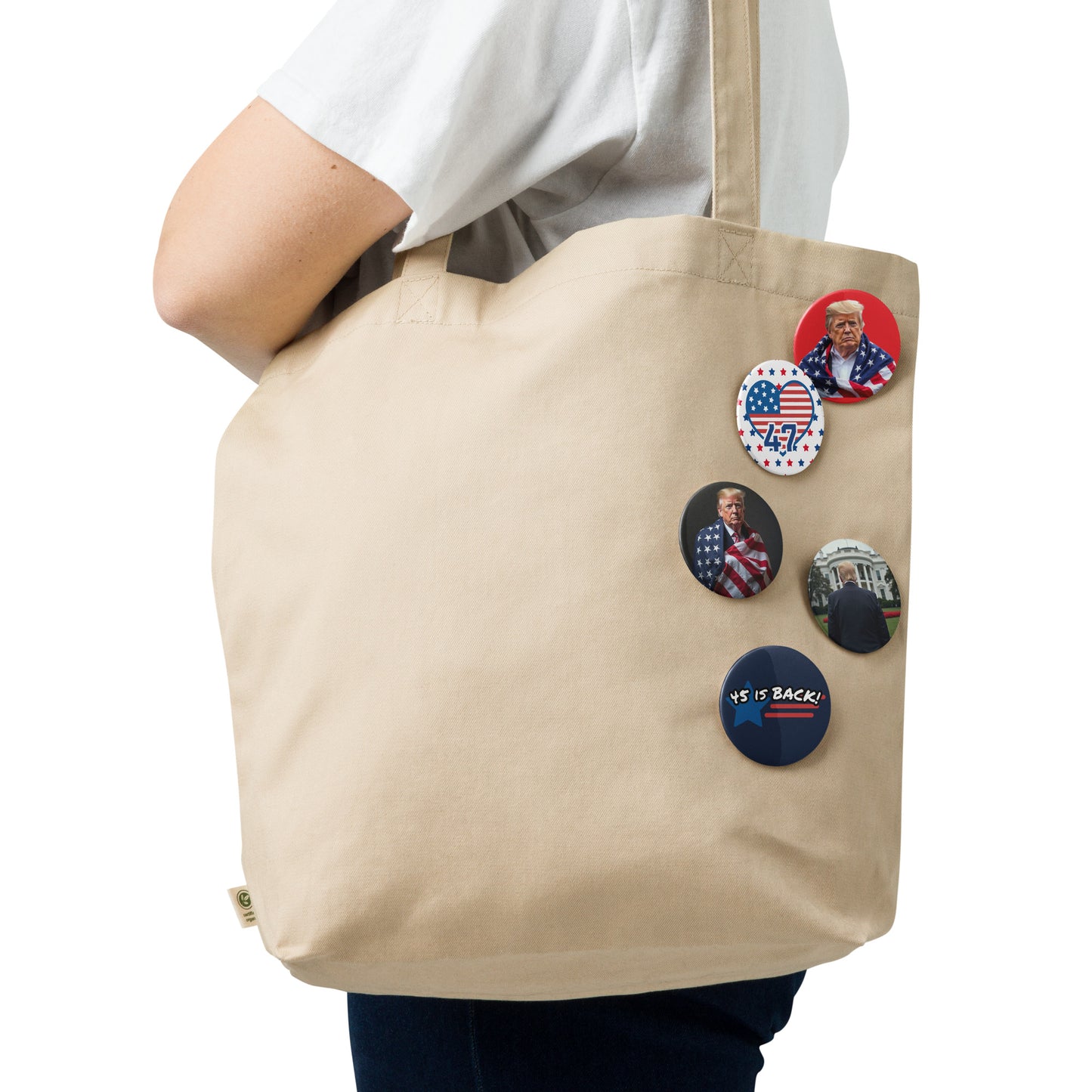 Set of 5 pin buttons