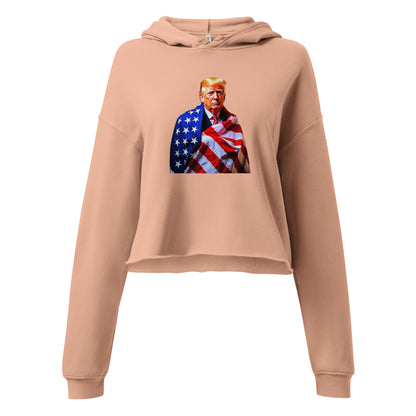 WRAPPED IN GLORY Crop Hoodie